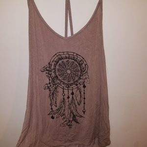Tan Dreamcatcher Tank Top